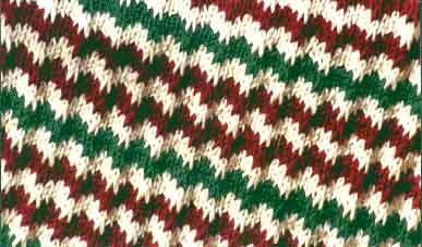 crochet flame stitch pattern