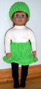 American Girl Ruffled Skirt Knitting Pattern