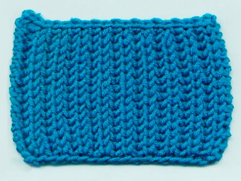 Brioche Rib Knitting Stitch Pattern