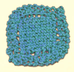 diagonal afghan knitting pattern