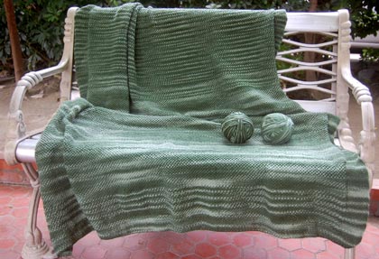 Bee Stitch Afghan Knitting Pattern