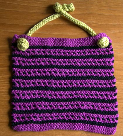 Baby Bib Knitting Pattern