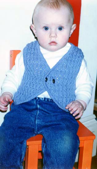 Bolero Baby Vest Knitting Pattern