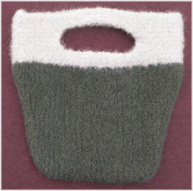 Felt Knit Bag Knitting Pattern