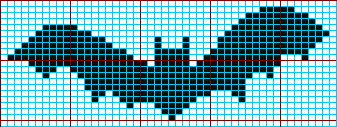 Bat Knitting Chart