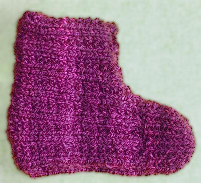 Knit Slippers Knitting Pattern
