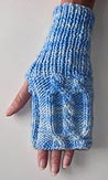 Cable Fingerless Mittens Knitting Pattern
