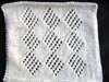 Argyle Lace Cloth Knitting Pattern