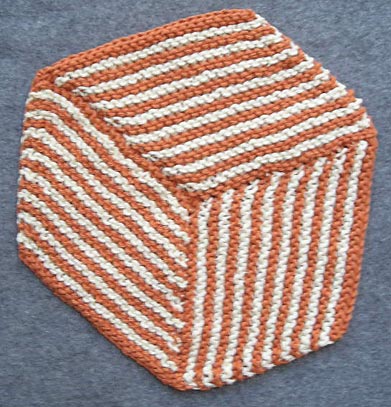 Optical Illusion Cloth Knitting Pattern