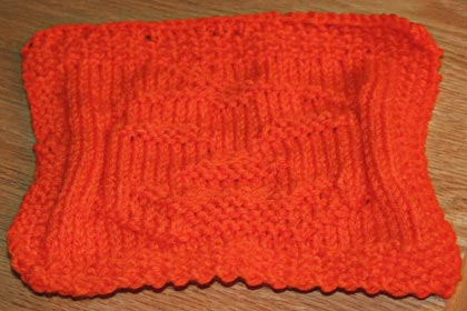 Pumpkin Cloth Knitting Pattern