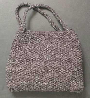 Free Knitting Pattern For Knit Purse Knit With Ribbon