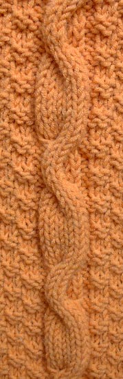 Eccentric Cable Knitting Stitch Pattern
