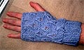 Lace Fingerless Mitts Knitting Pattern