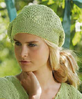 Lace Beret Knitting Pattern