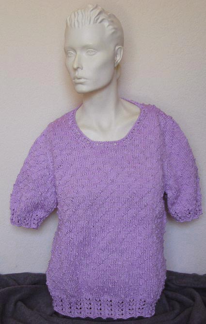 Knot Stich Sweater Knitting Pattern