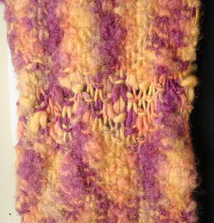 Felt Scarf Knitting Pattern
