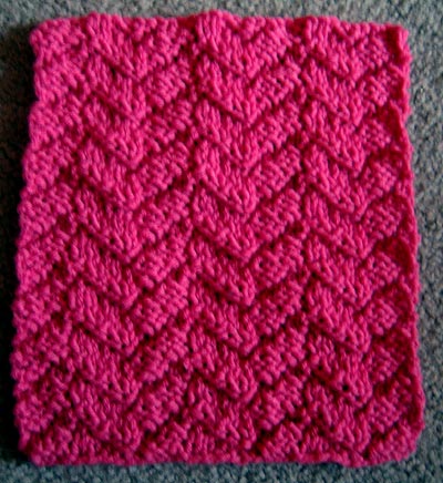 Mock Cable Knitting Pattern