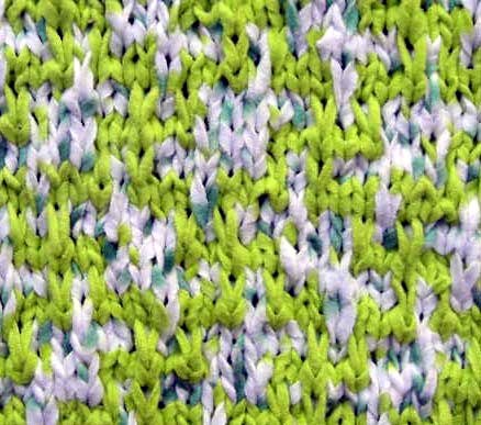 Mosaic Abstract Knitting Pattern Stitch