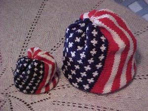 American Flag Spiral Hat
