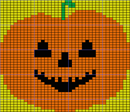 Halloween Pumpkin Knitting Chart