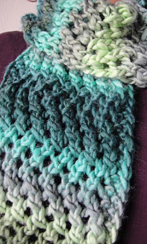 Lace Zig Zag Scarf Knitting Pattern
