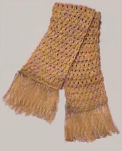 Open Work Scarf Knitting Pattern