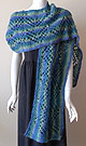 Triple Chevron Lace Shawl Knitting Pattern