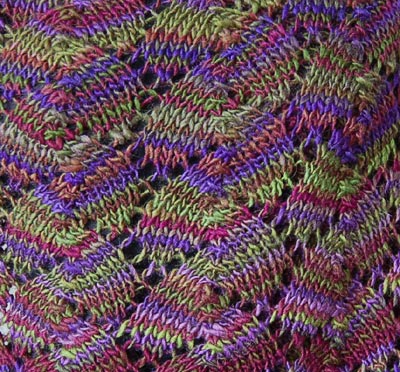 Shell Lace Knitting Stitch Pattern