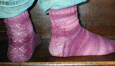 clog socks knitting pattern