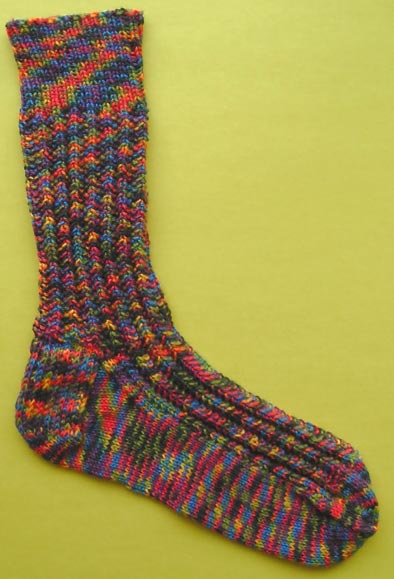 Mistake Rib Socks Knitting Pattern