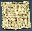 Squares In Squares Knitting Stitch Pattern