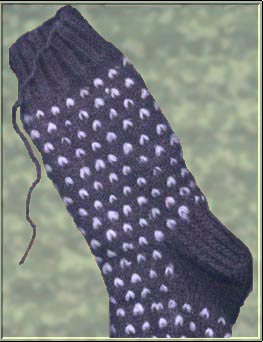 thrummed socks knitting pattern