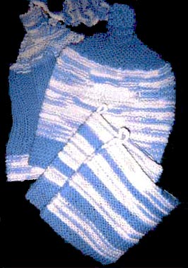 Hanging Kitchen Towel Knitting Pattern