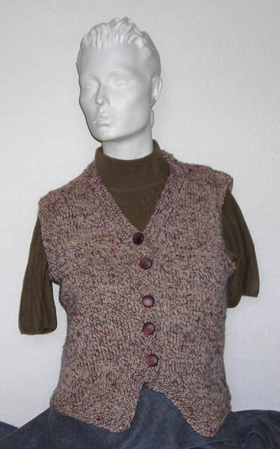 Easy Vest Knitting Pattern